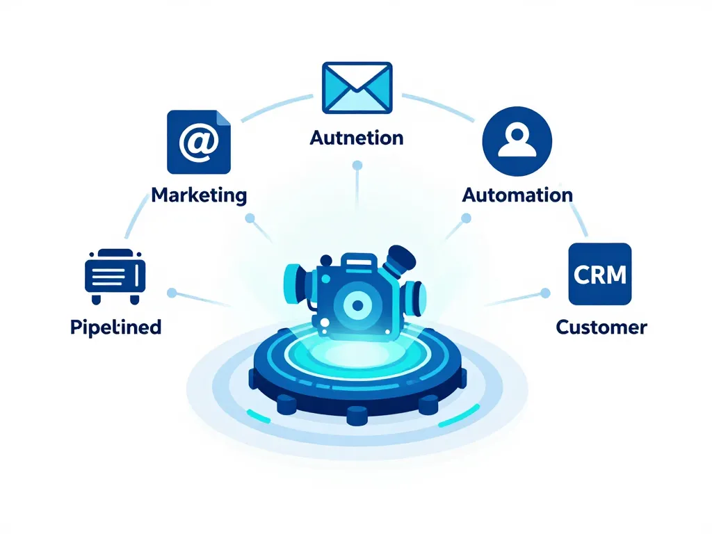 activecampaign illustration hub central marketing crm automation