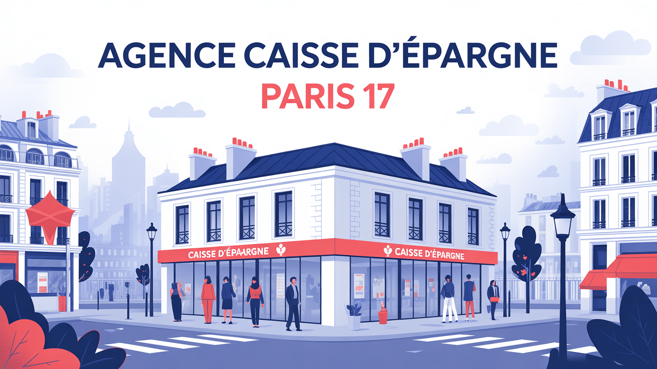 Illustration style urbain caisse d epargne paris 17