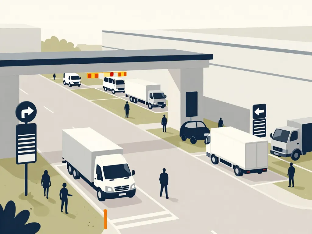 Agidra 69800 Saint Priest accès parking site industriel