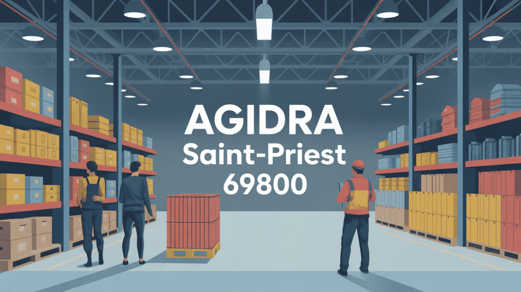 Agidra 69800 Saint Priest entrepôt alimentaire moderne