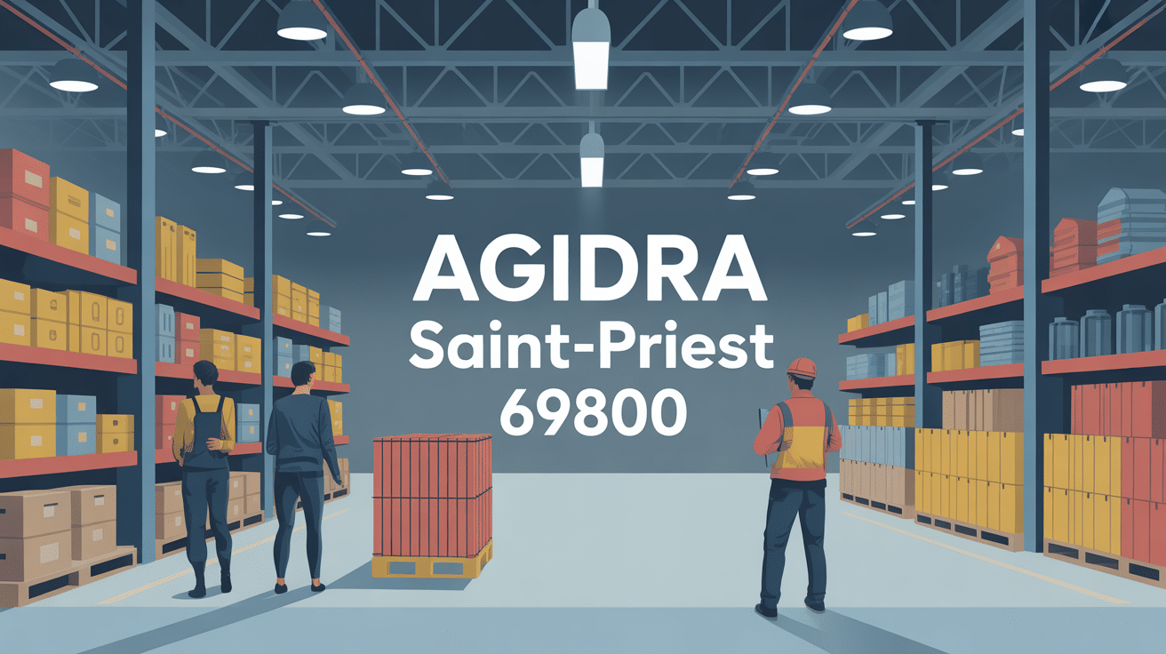 Agidra 69800 Saint Priest entrepôt alimentaire moderne