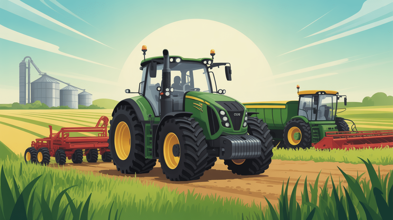 agriaffaires illustration marché agricole tracteurs moissonneuses