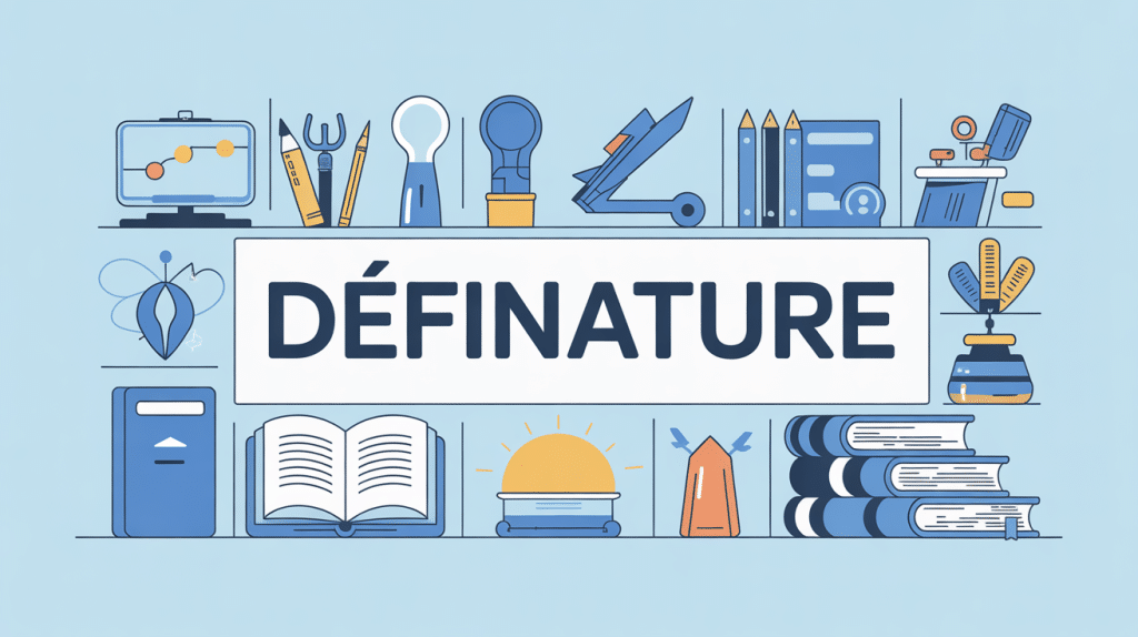illustration definature outils écriture et glossaire