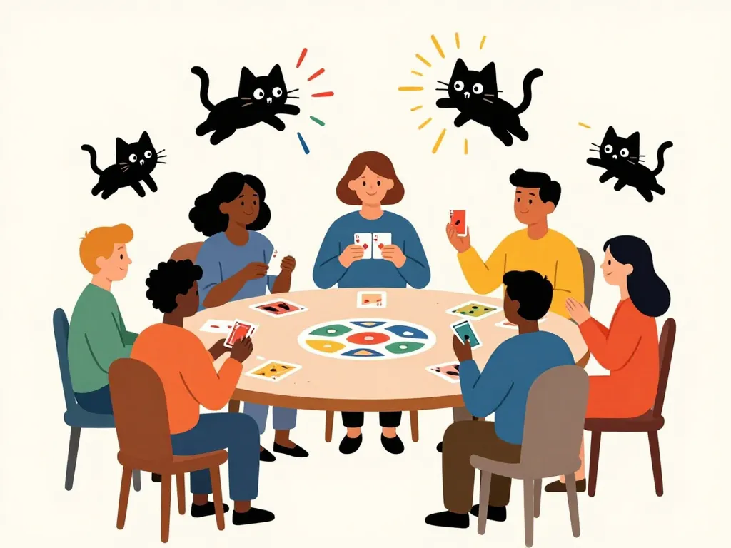 Exploding Kittens avis groupe joueurs ambiance fun