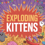 Exploding Kittens avis illustration jeu de société cartoon