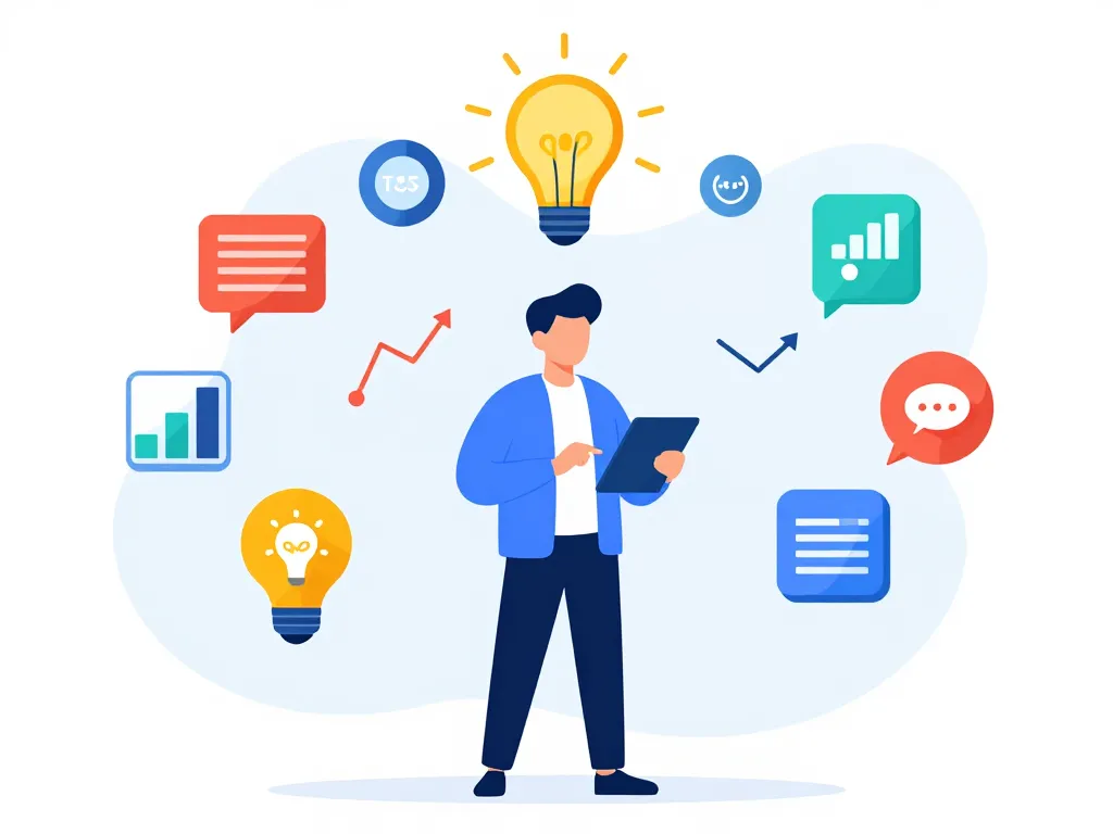 Explorer hellobiz idées business tendances illustration