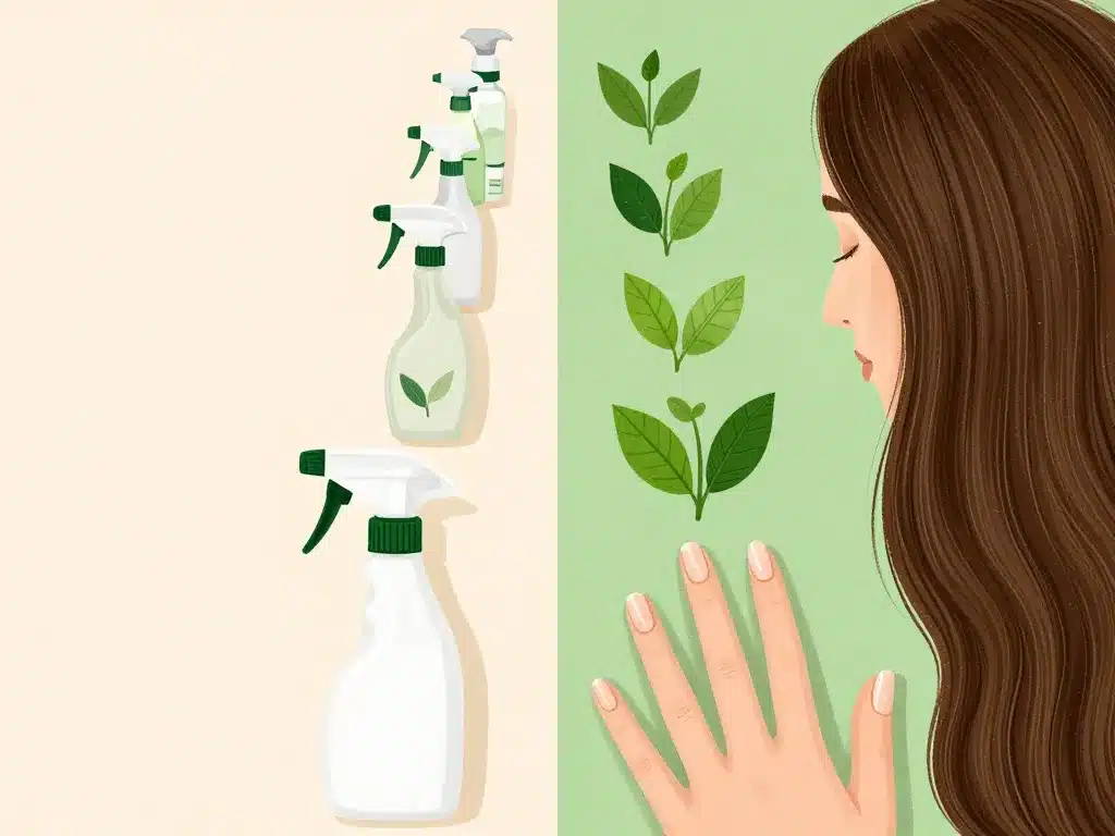 Laca choix écologique alternatif cheveux ongles