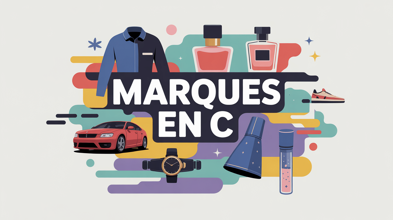 illustration marques en c multi-secteurs moderne