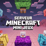 univers minecraft mini jeux serveur dynamique coloré