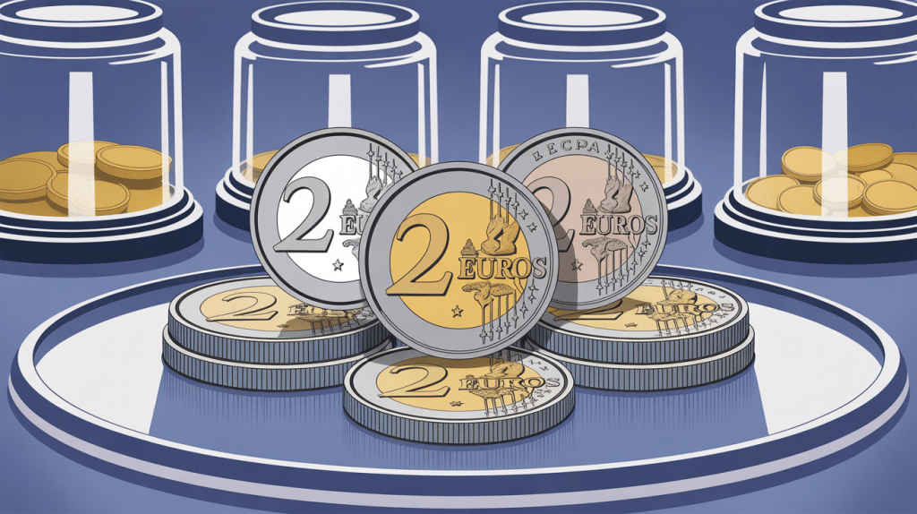 piece 2 e rare mise en valeur pour collection