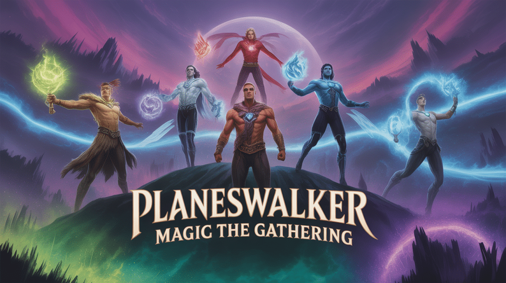 Vue épique de planeswalker Magic The Gathering multivers