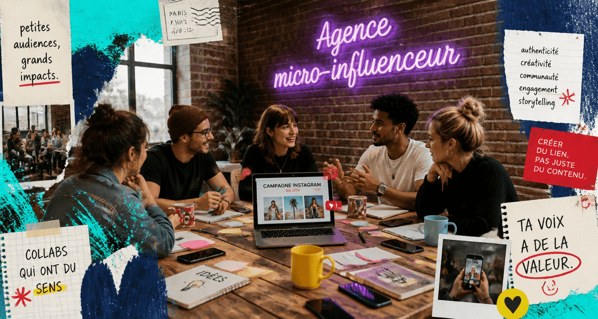 agence micro influenceur open space campagne Instagram