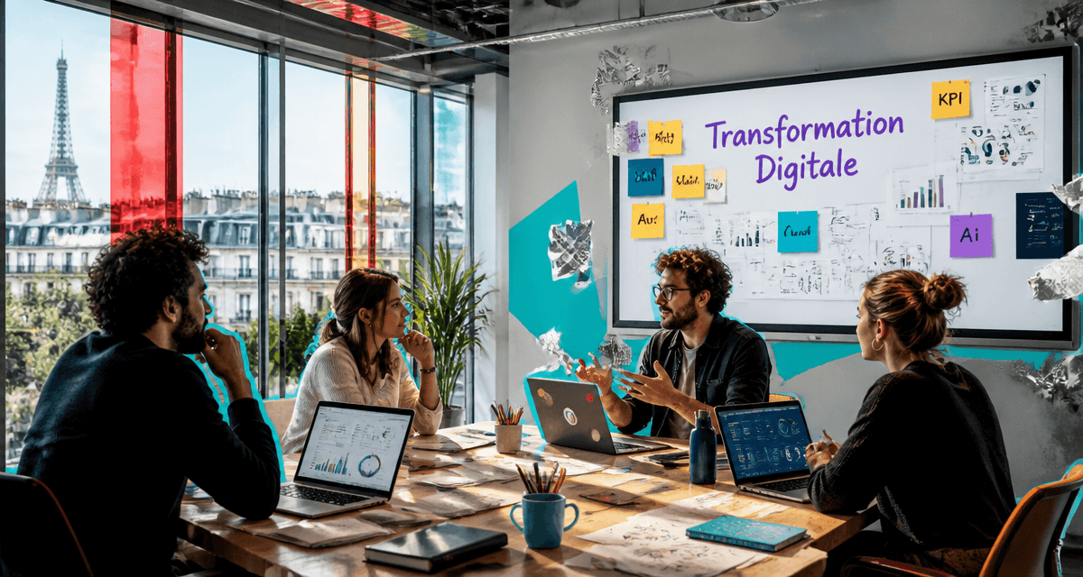 agence transformation digitale paris équipe open space
