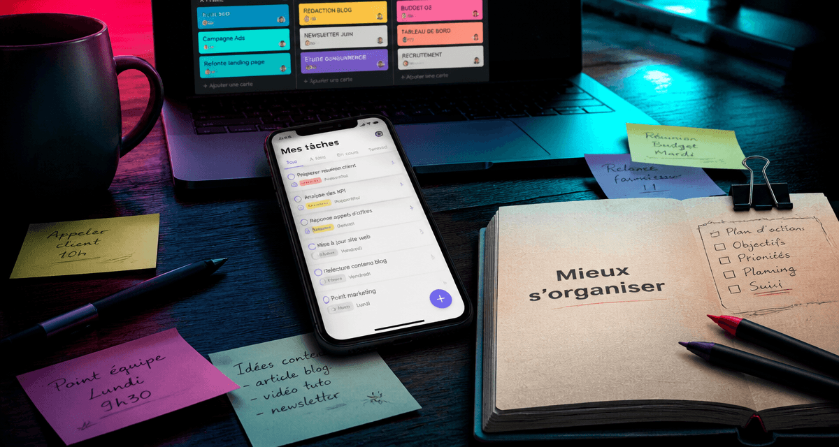 application pour s organiser sur bureau moderne
