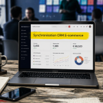 crm and e commerce tableau de bord synchronisation