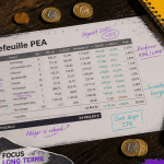 exemple portefeuille pea feuille excel et graphique boursier