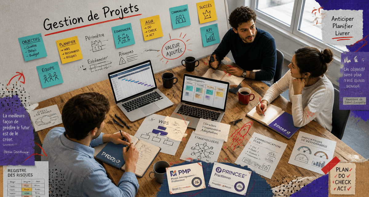 formation gestion de projets réunion méthodes agiles PRINCE2 PMI