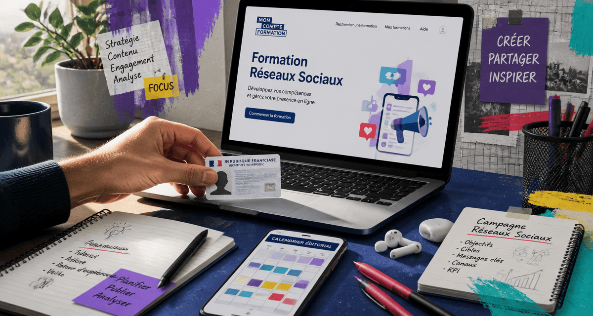 formation réseaux sociaux cpf ordinateur carte identité