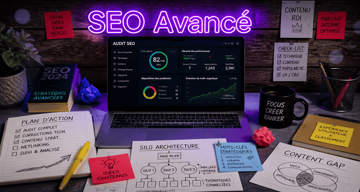 formation seo avancé audit technique ordinateur
