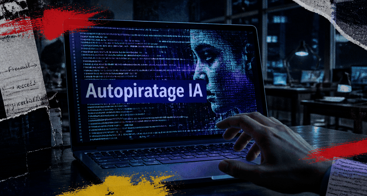 IA s'autopirate ordinateur code main humaine