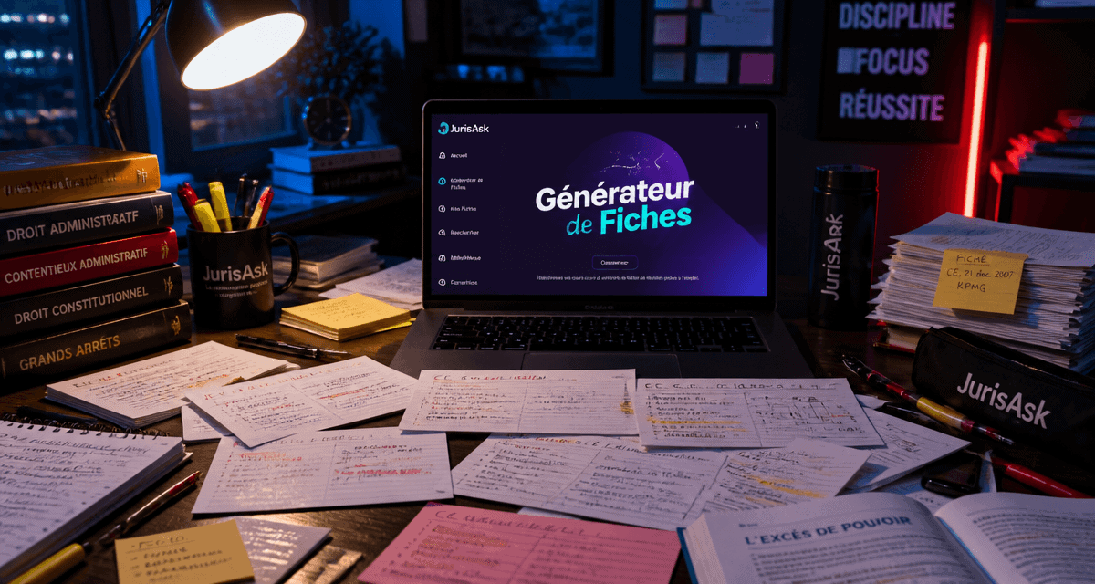 jurisask fiche d'arrêt automatisée