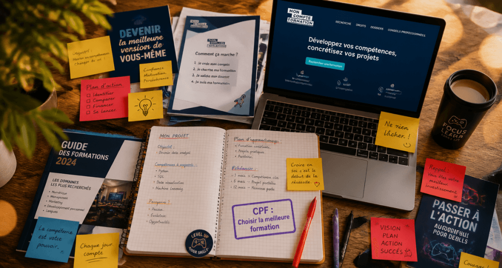 Meilleur formation CPF documents ordinateur