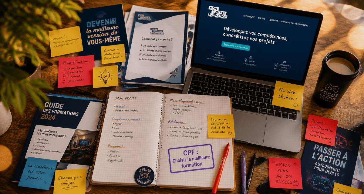 Meilleur formation CPF documents ordinateur