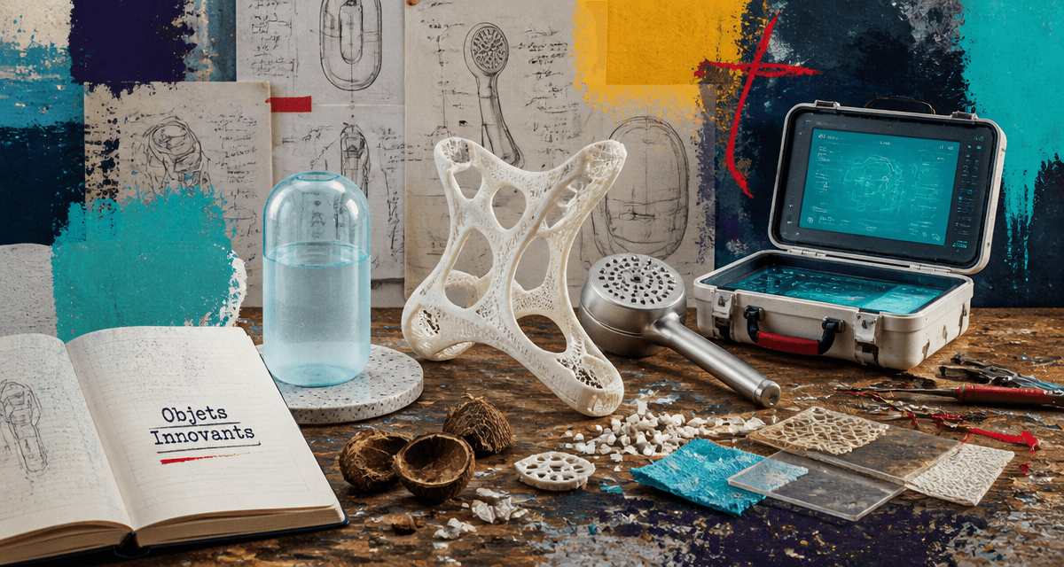 Objets innovants sur table design