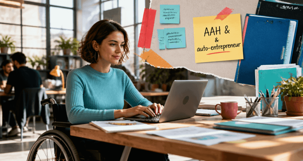 plafond aah auto entrepreneur femme fauteuil