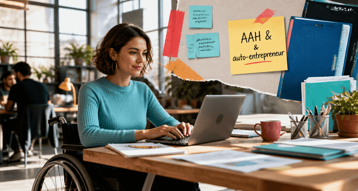 plafond aah auto entrepreneur femme fauteuil