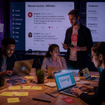 Réseaux sociaux définition, groupe coworking