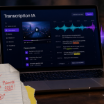 Transcription video to text interface sur ordinateur