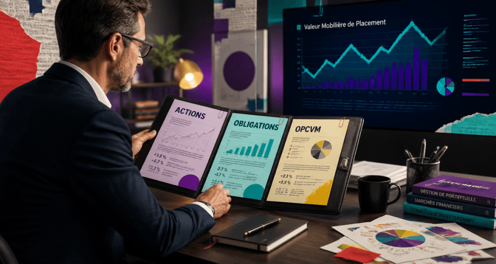 valeur mobiliere de placement sur bureau dirigeant