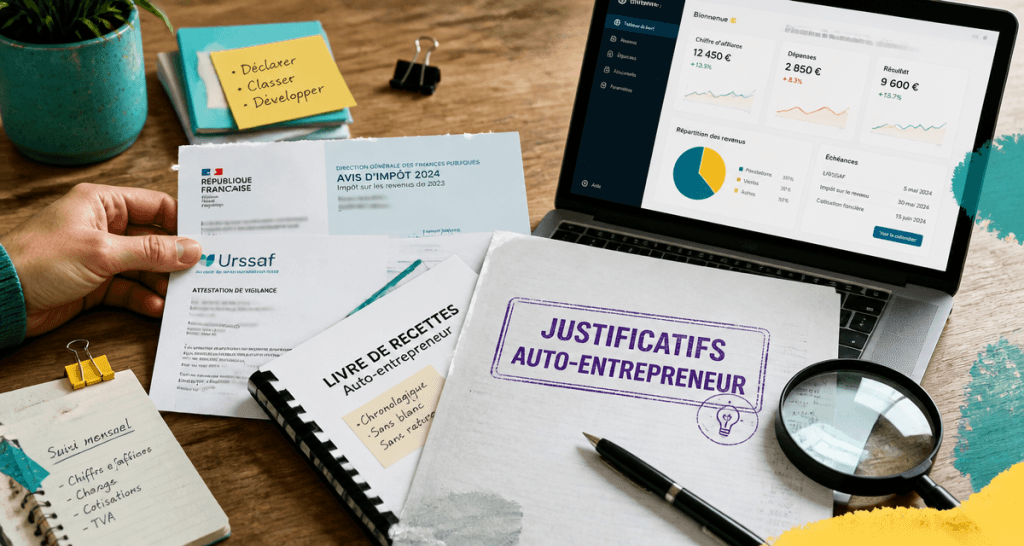 auto entrepreneur fiche de paie documents officiels banque