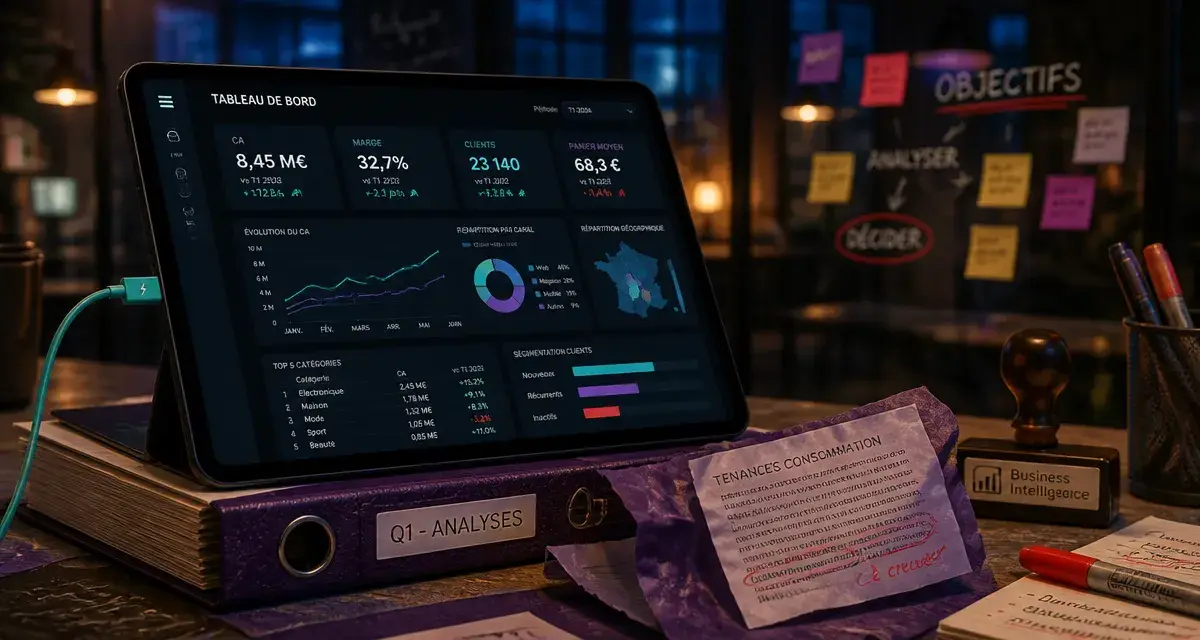 Business intelligence : tableau de bord KPI pour décisions stratégiques