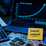 calcul intérêt composé avec calculatrice et graphique