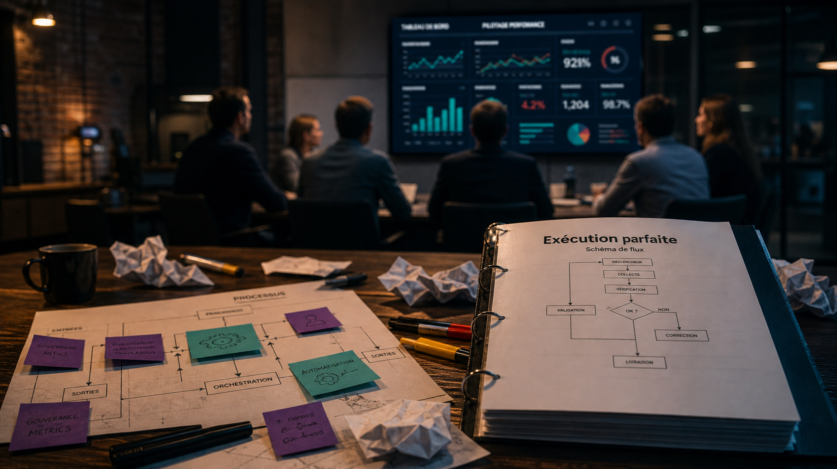Définition excellence opérationnelle : 4 piliers pour exécution parfaite et KPI