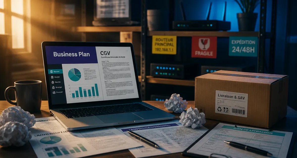 E commerce comment se lancer : plan e-commerce, colis prêt à expédier et outils