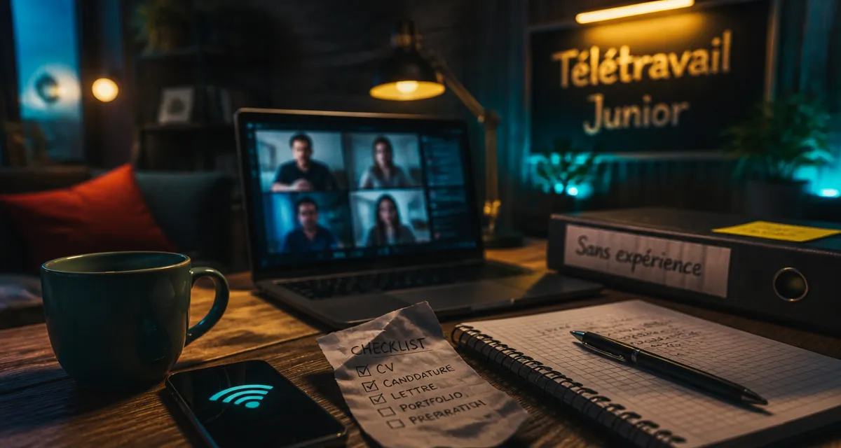 Emploi télétravail sans expérience : Télétravail Junior depuis chez soi