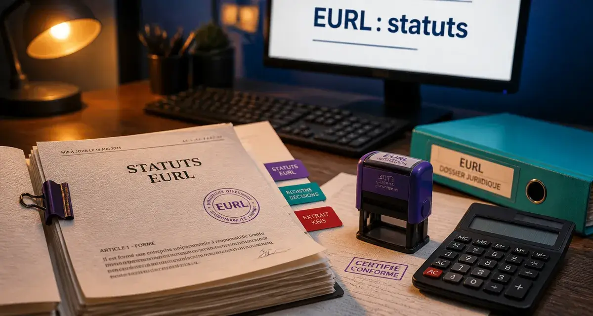 EURL statut : documents juridiques et protection du patrimoine