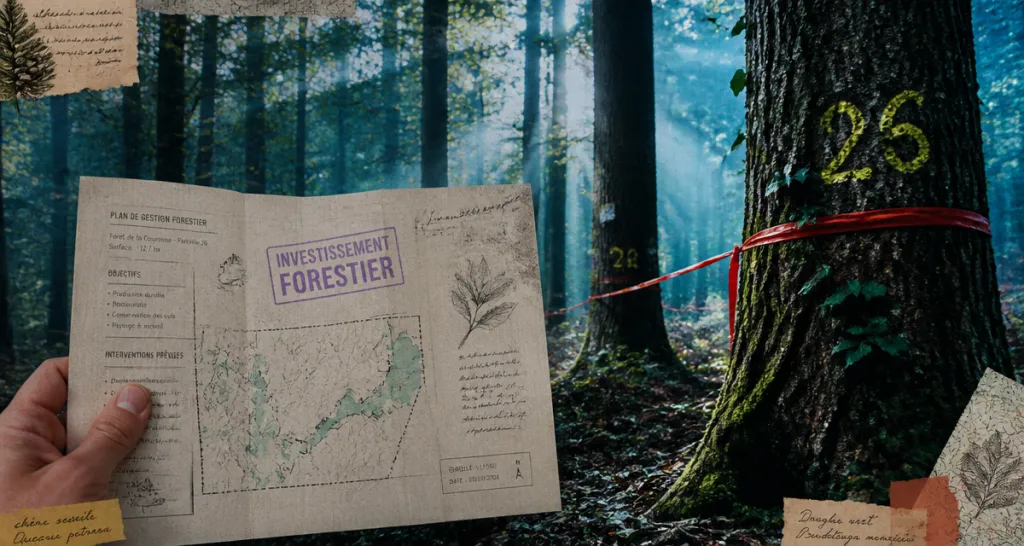 Investir dans la foret plan gestion main sous-bois