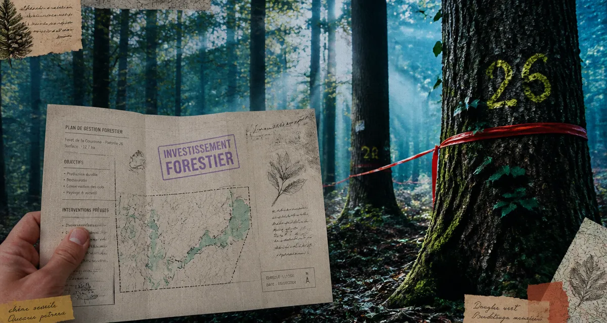 Investir dans la foret plan gestion main sous-bois