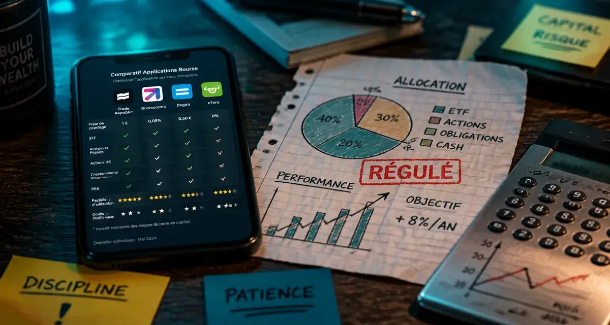 Meilleur application bourse : comparatif courtier 2024 sur smartphone