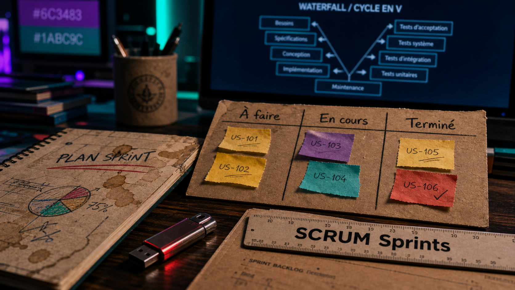 Methode gestion de projet : Kanban et Sprints pour sécuriser délais et livrables