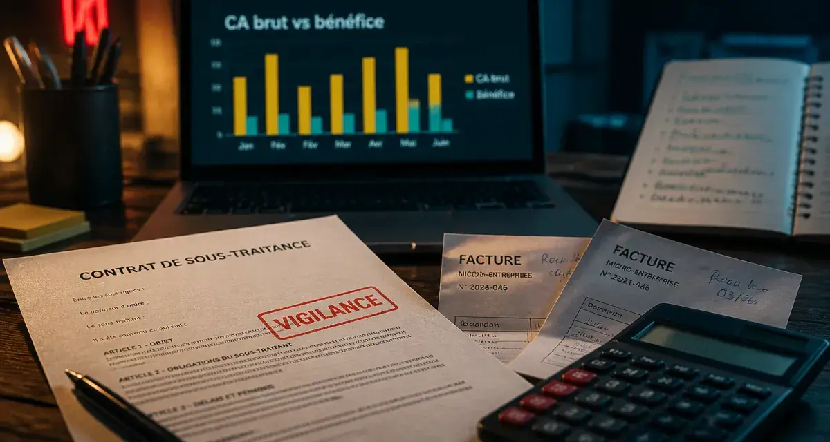 Sous traitance auto entrepreneur : contrat de sous-traitance, vigilance et factures