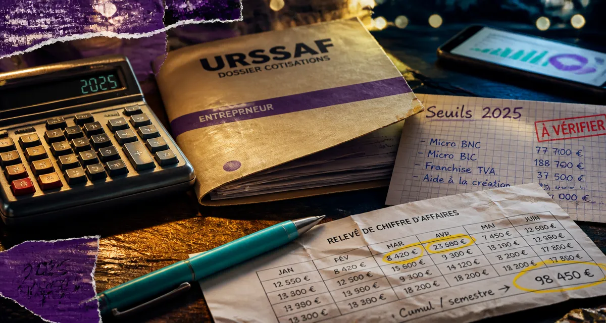 validation trimestre retraite auto entrepreneur 2025 : seuils chiffre d’affaires