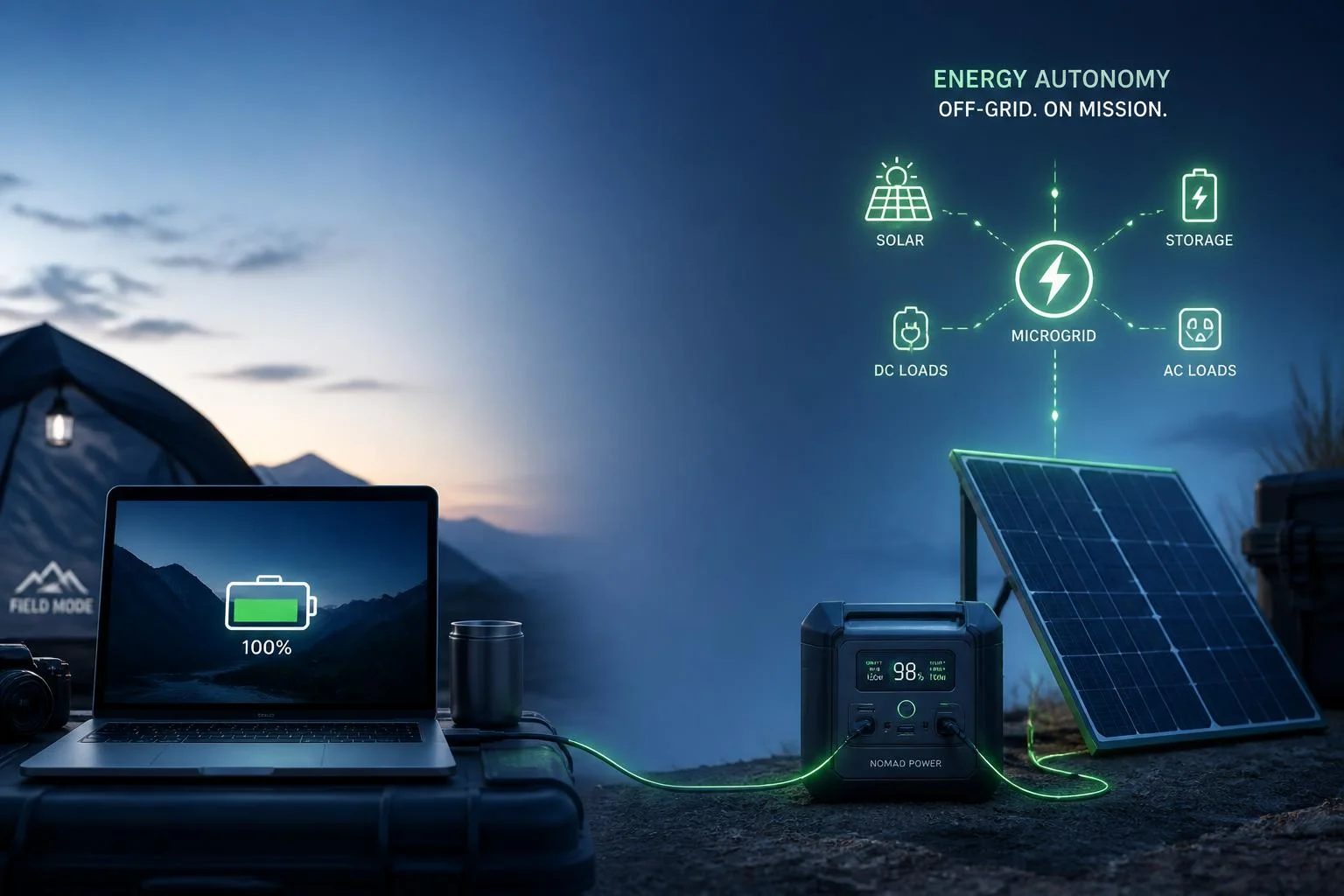Batteries, solaire ou micro-réseau : choisir l’autonomie