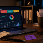 Comment monter son entreprise sans argent : bureau et tableau de trésorerie pour démarrer à 1 €