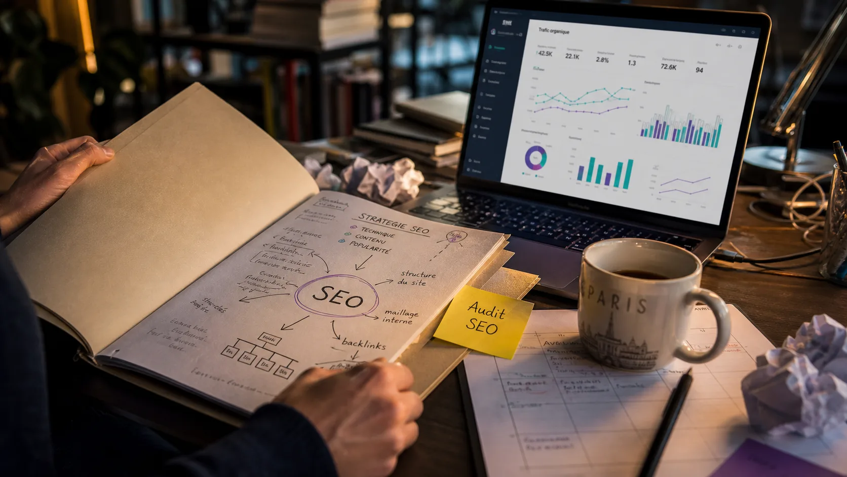 Consultant seo paris en audit SEO : méthode, preuves et tarifs