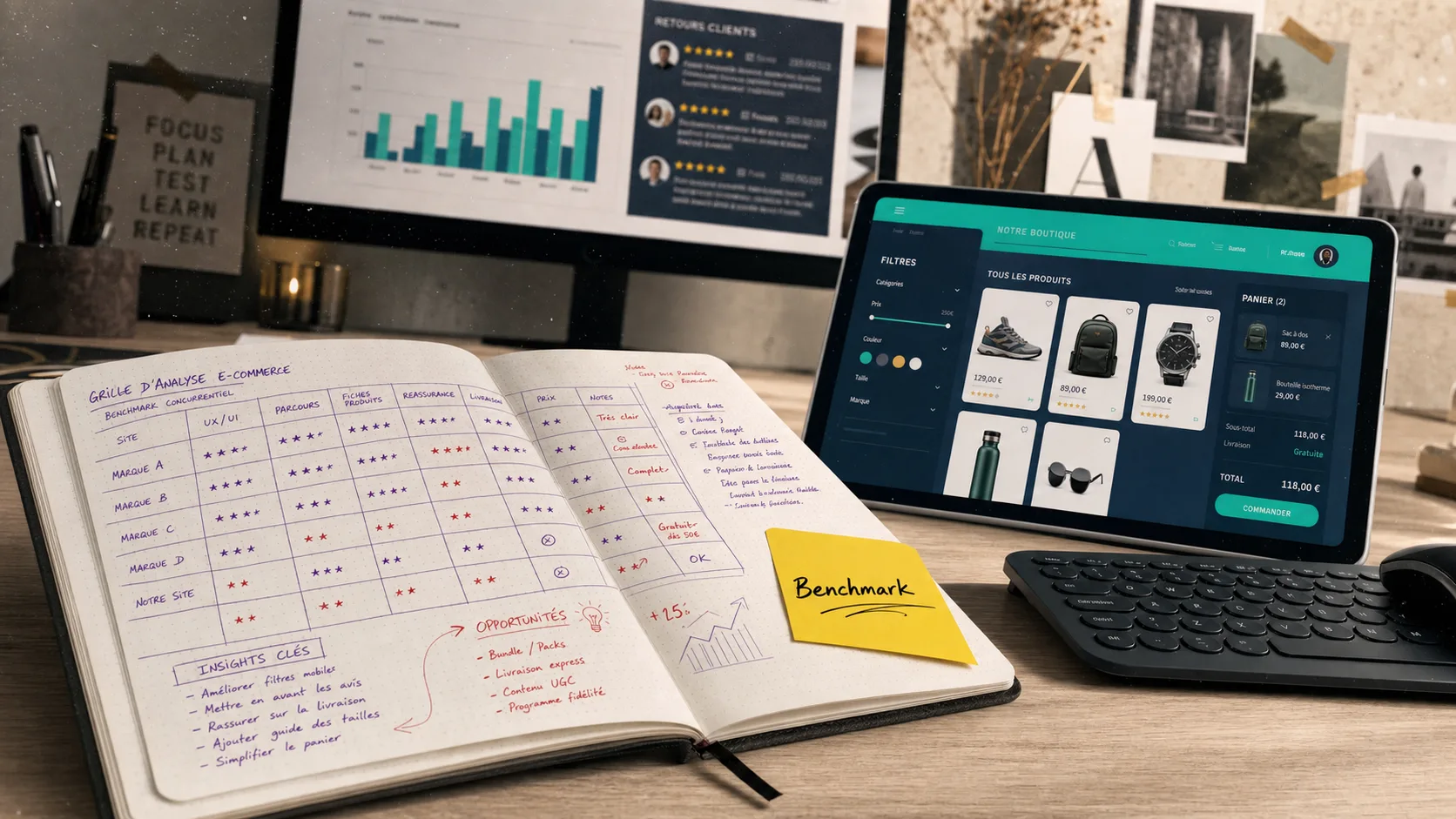 Exemple de boutique en ligne : analyse de modèles e-commerce avant CMS
